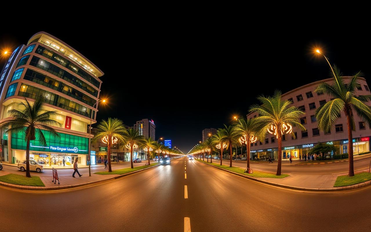 Africa Avenue · Night — Addis Ababa Corridor Project 360° preview